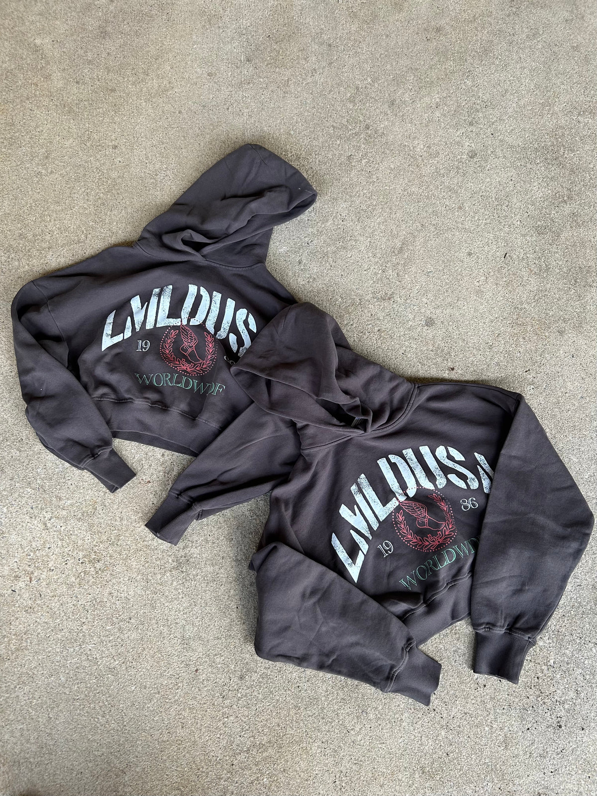 WOMENS “ LMTJ “ CROP HOODIE