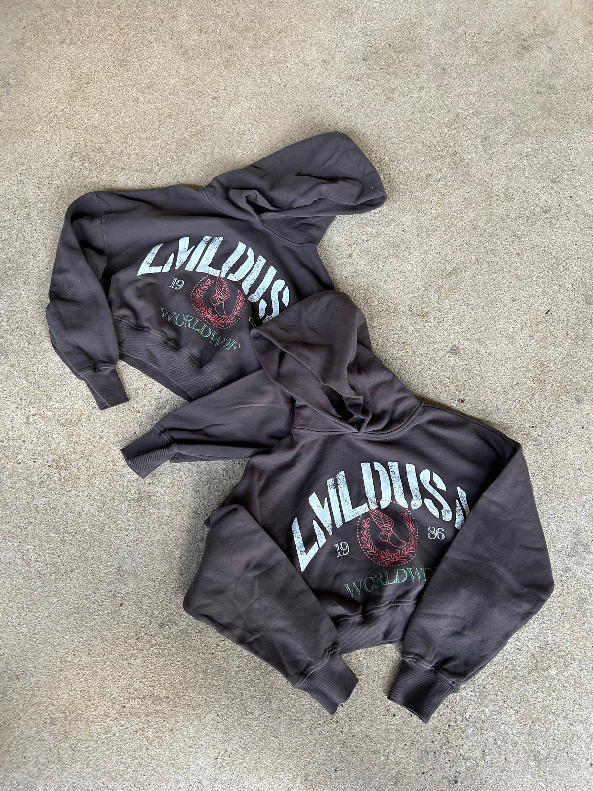 WOMENS “ LMTJ “ CROP HOODIE