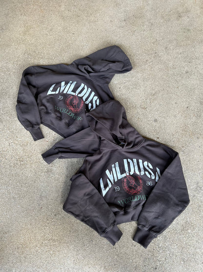 WOMENS “ LMTJ “ CROP HOODIE