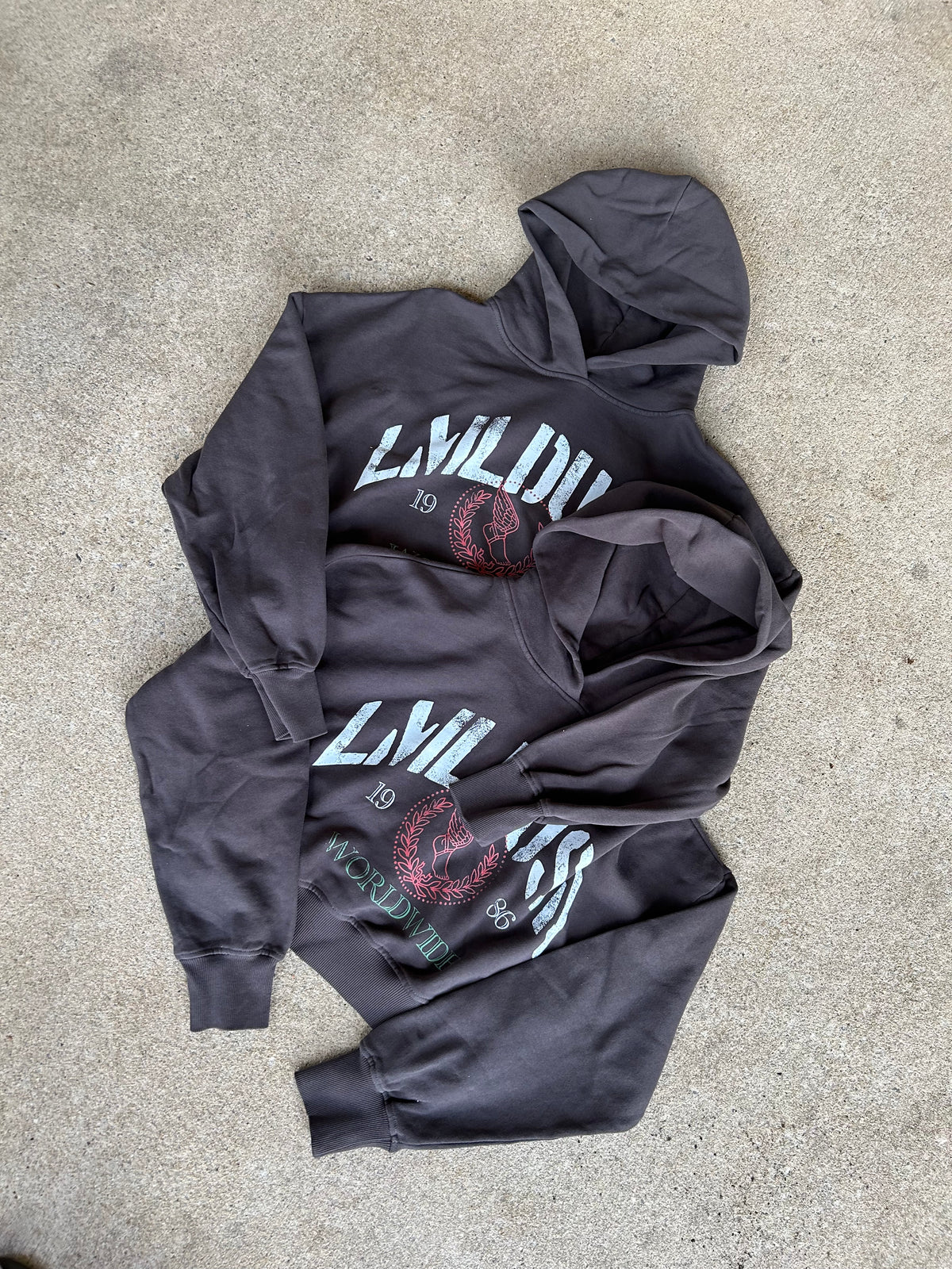 WOMENS “ LMTJ “ CROP HOODIE